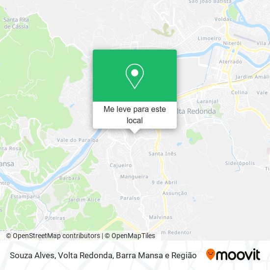 Souza Alves mapa