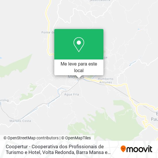 Coopertur - Cooperativa dos Profissionais de Turismo e Hotel mapa