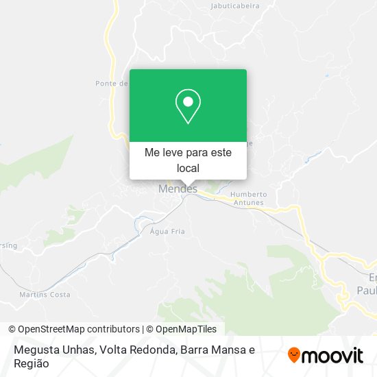 Megusta Unhas mapa