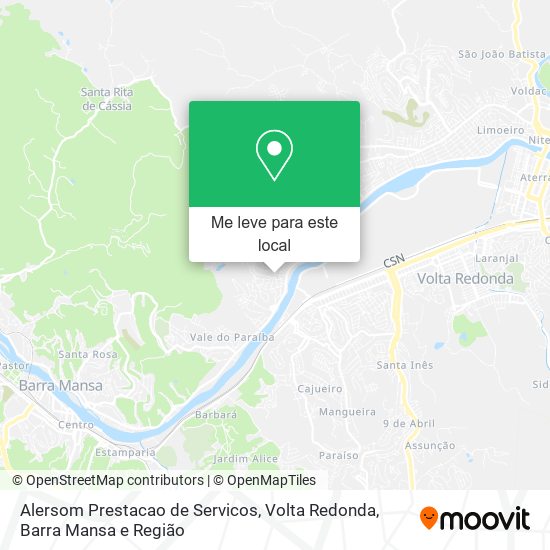 Alersom Prestacao de Servicos mapa