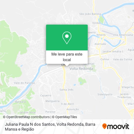 Juliana Paula N dos Santos mapa