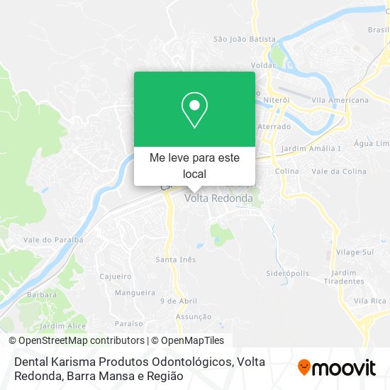 Dental Karisma Produtos Odontológicos mapa