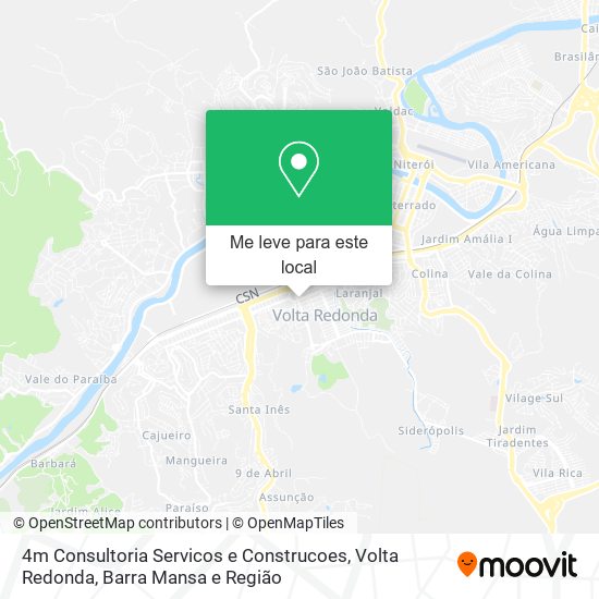 4m Consultoria Servicos e Construcoes mapa