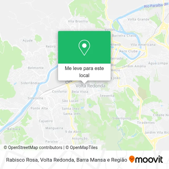 Rabisco Rosa mapa