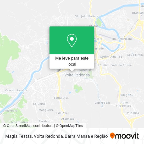 Magia Festas mapa
