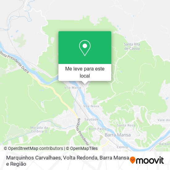 Marquinhos Carvalhaes mapa