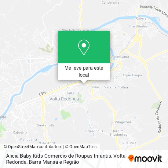 Alicia Baby Kids Comercio de Roupas Infantis mapa