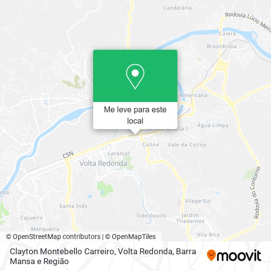Clayton Montebello Carreiro mapa