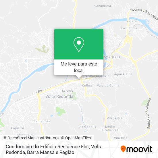 Condominio do Edificio Residence Flat mapa