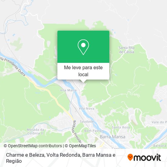 Charme e Beleza mapa