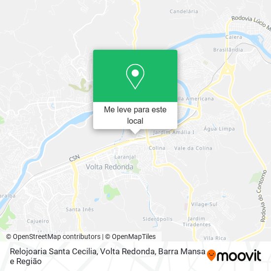 Relojoaria Santa Cecilia mapa