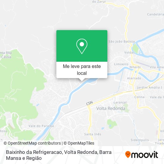 Baixinho da Refrigeracao mapa