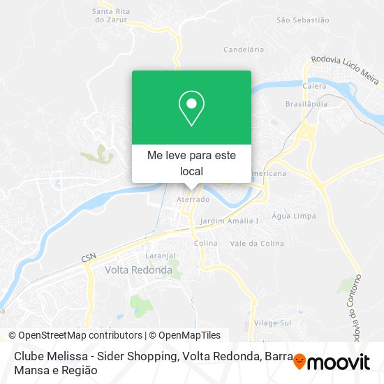 Clube Melissa - Sider Shopping mapa