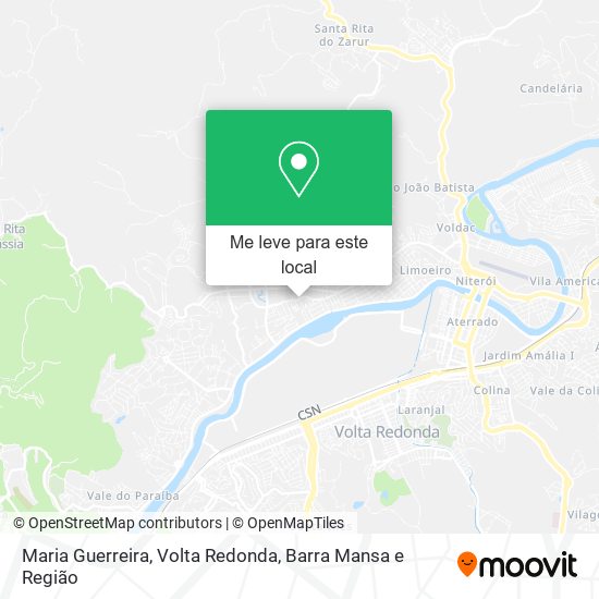 Maria Guerreira mapa