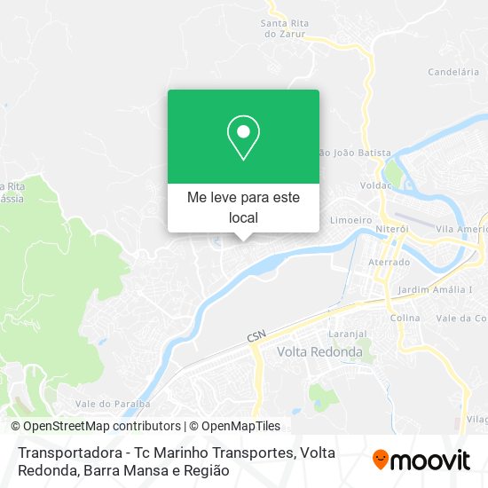 Transportadora - Tc Marinho Transportes mapa