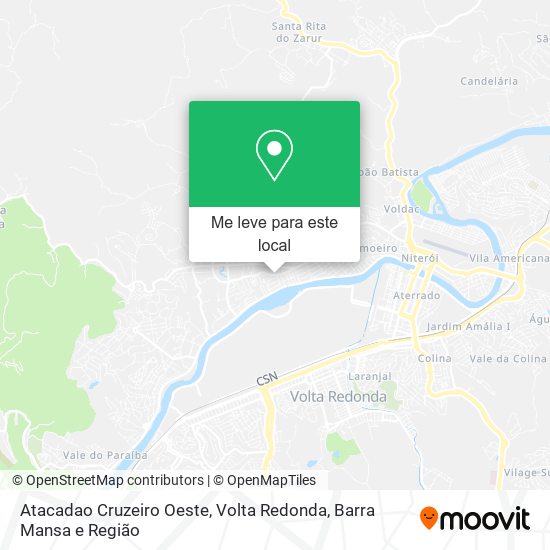 Atacadao Cruzeiro Oeste mapa
