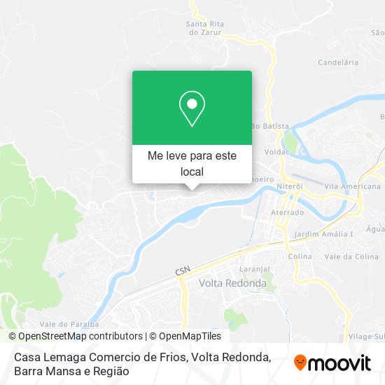 Casa Lemaga Comercio de Frios mapa