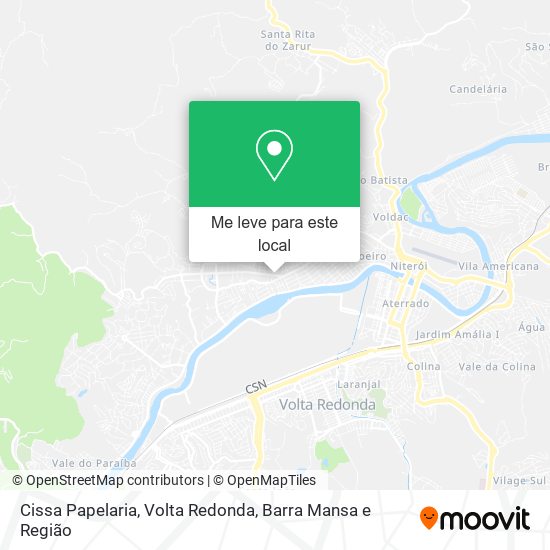 Cissa Papelaria mapa