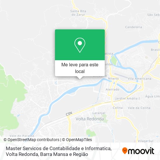 Master Servicos de Contabilidade e Informatica mapa