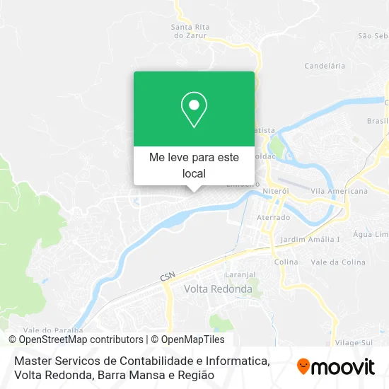 Master Servicos de Contabilidade e Informatica mapa