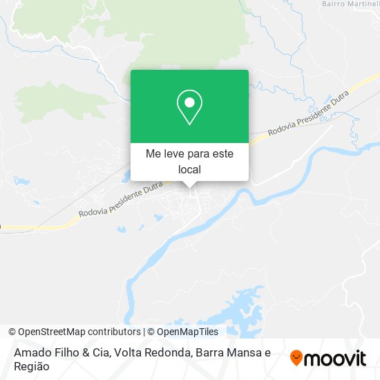 Amado Filho & Cia mapa
