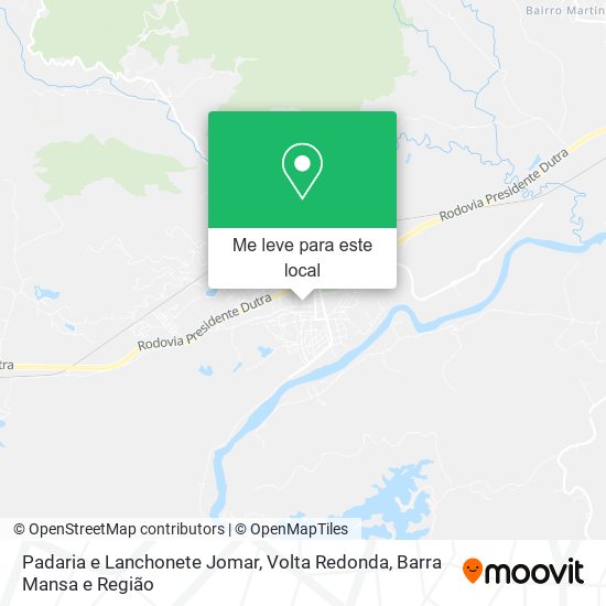 Padaria e Lanchonete Jomar mapa