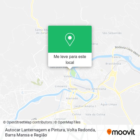 Autocar Lanternagem e Pintura mapa