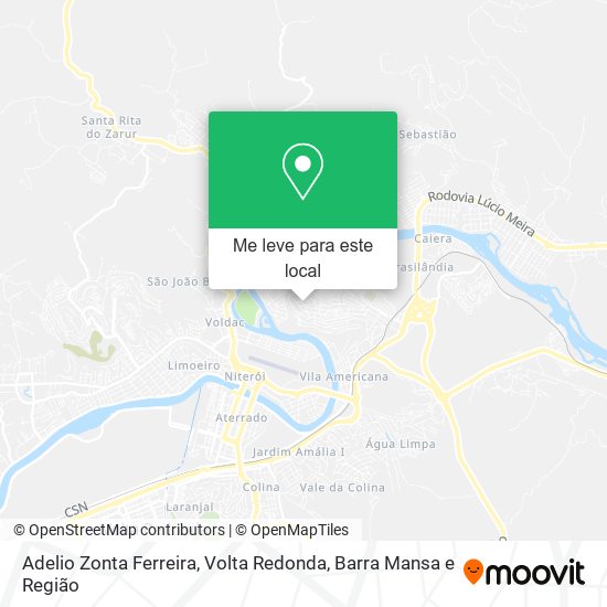 Adelio Zonta Ferreira mapa