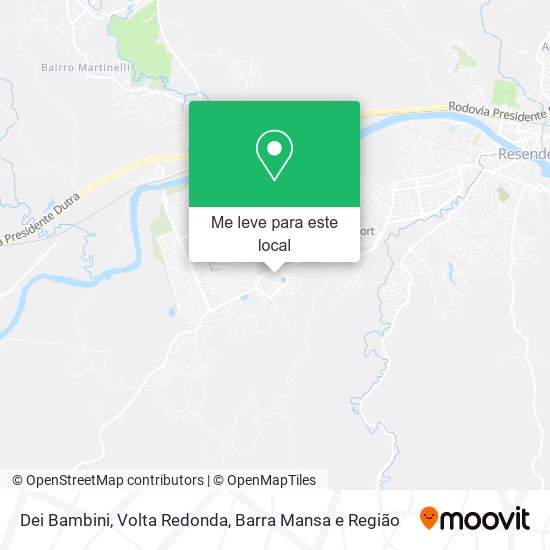 Dei Bambini mapa