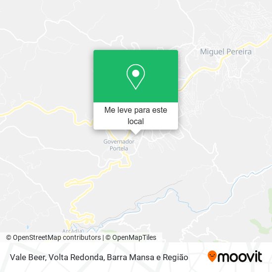 Vale Beer mapa