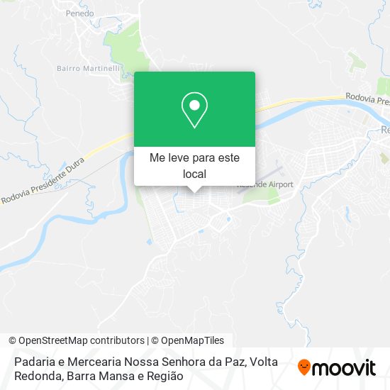 Padaria e Mercearia Nossa Senhora da Paz mapa