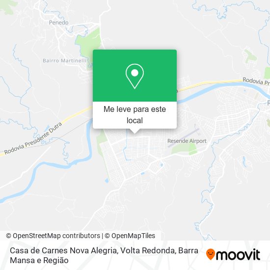Casa de Carnes Nova Alegria mapa