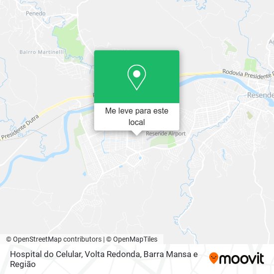 Hospital do Celular mapa