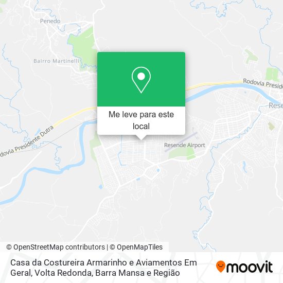 Casa da Costureira Armarinho e Aviamentos Em Geral mapa