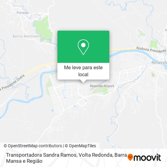 Transportadora Sandra Ramos mapa