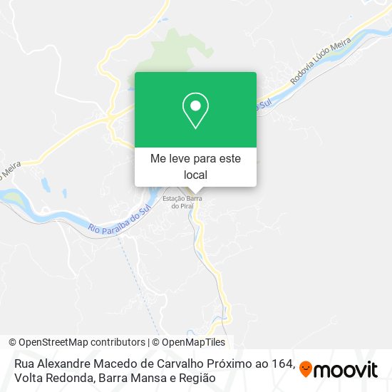 Rua Alexandre Macedo de Carvalho Próximo ao 164 mapa