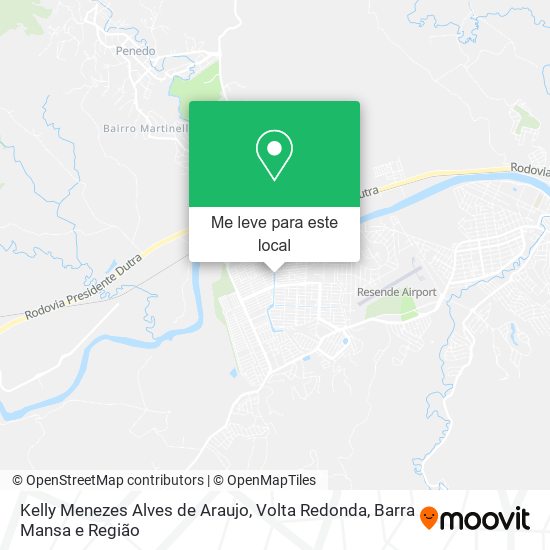 Kelly Menezes Alves de Araujo mapa