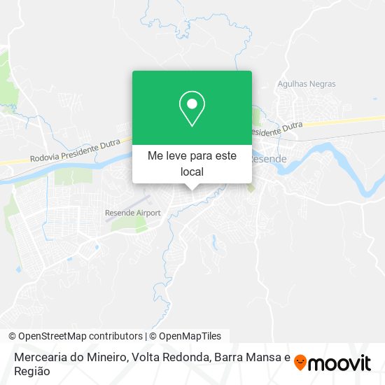 Mercearia do Mineiro mapa