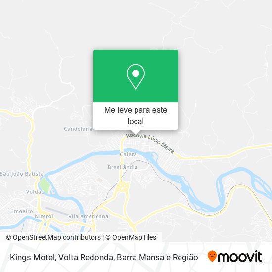 Kings Motel mapa