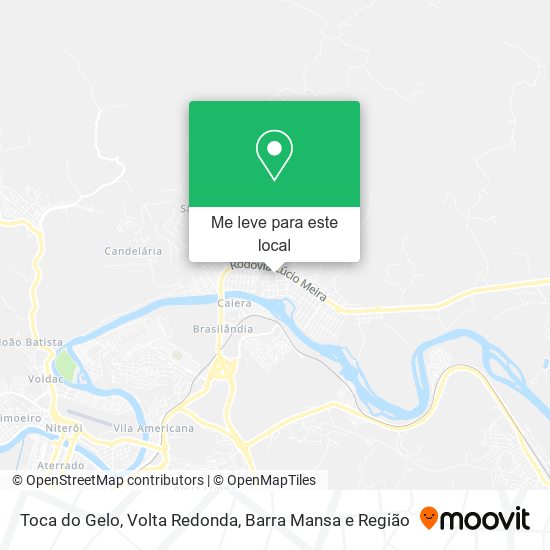 Toca do Gelo mapa