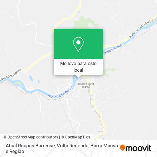 Atual Roupas Barrense mapa