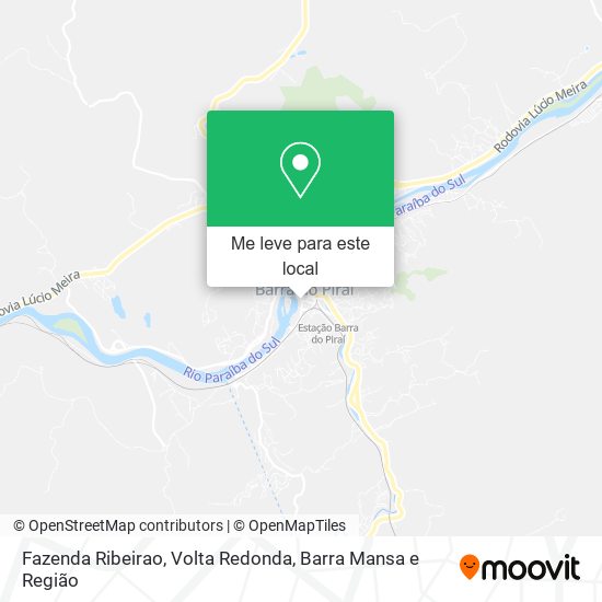 Fazenda Ribeirao mapa