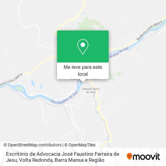 Escritório de Advocacia José Faustino Ferreira de Jesu mapa
