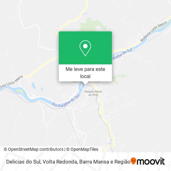 Delicias do Sul mapa