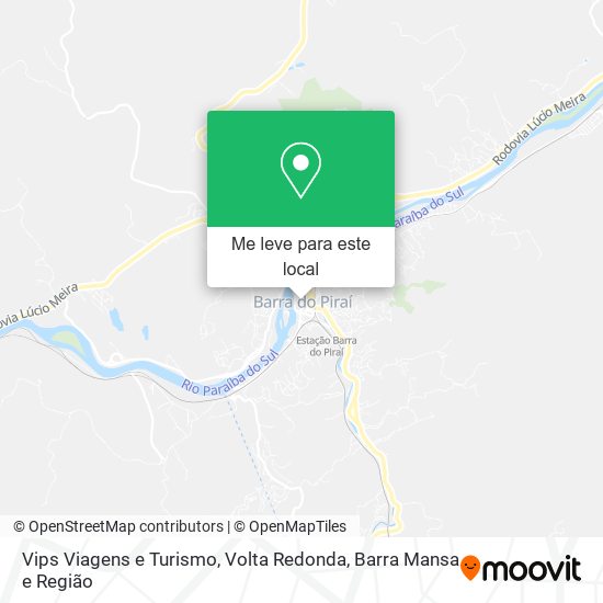 Vips Viagens e Turismo mapa