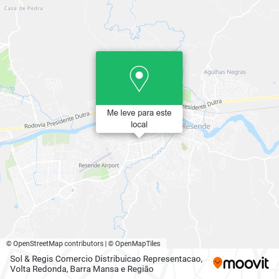 Sol & Regis Comercio Distribuicao Representacao mapa