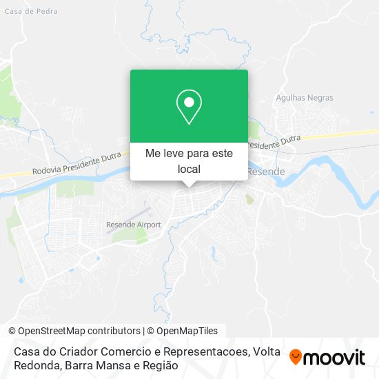 Casa do Criador Comercio e Representacoes mapa