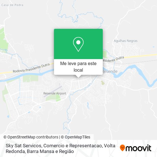 Sky Sat Servicos, Comercio e Representacao mapa