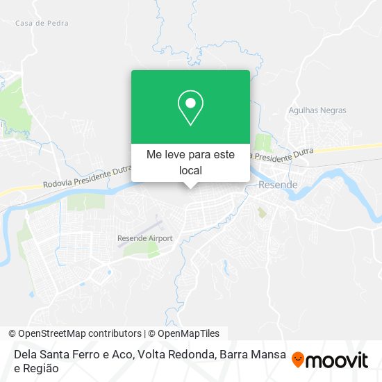 Dela Santa Ferro e Aco mapa