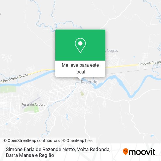 Simone Faria de Rezende Netto mapa